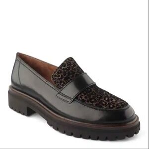 Paul Green Eco Super Soft Natasha Leopard Animal Print Loafer 11 (8.5 UK) NEW